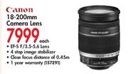 Canon 18-200mm Camera Lens