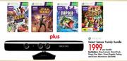 Xbox 360 Kinect Sensor Family Bundle-Per Bundle