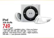 iPod 2GB Shuffle (MD778)-Each