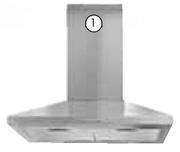 Italian Designer 600mm Stainless Steel Cooker Hood(IDC-635S)-60cm