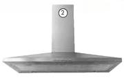 Italian Designer 900mm Stainless Steel Cooker Hood(IDC-900S)-Each