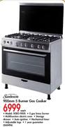 Sunbeam 5 Burner Gas Cooker(SGEO-900S)-900mm Each