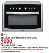 LG Silver Solardom Microwave Oven(MA3882QS)-38ltr Each