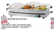 Russell Hobbs Stainless Steel Buffet Server/Hot Tray (RHBS-650)-Each