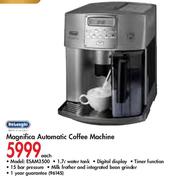 Delenghi Magnifica Automatic Coffee Machine(ESAM3500)-Each