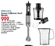 Philips Avance Collection Hand Blender(HR1661/91)-Per Pack
