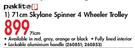 Paklite 71cm Skylane Spinner 4 Wheeler Trolley-Each