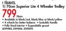 I Travel 70cm Superior Lite 4 Wheeler Trolley-Each