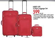 Hero Lite 3 Piece Luggage Set-Per Set