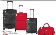 Cellini 64cm 4 Wheeler Trolley-Each