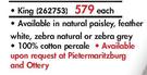 Sheraton 300 Thread Count Cotton Percale Duvet Covers King-Each