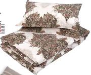 Sheraton Floral Medallion 180 Thead Count Duvet Cover Double-Each