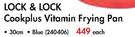Lock & Lock Cookplus Vitamin Frying Pan Blue 30Cm-Each