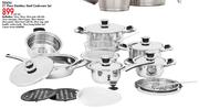 Tissoli 21 Piece Stainless Steel Cookware Set-Per Set