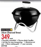 Terrace Leisure 35cm Charcoal Braai-Each