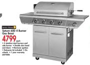 Terrace Leisure Saturn 600 4 Burner Gas Braai-Each
