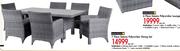 Terrace Leisure 7 Piece Sienna Polywicker Dining Set-Per Set