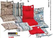 Terrace Leisure Hi-Back Cushion(119x5x56Cm)-Each