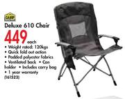 Camp Master Deluxe 610 Chair-Each
