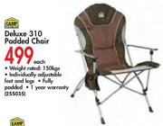 Camp Master Deluxe 310 Padded Chair-Each