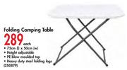 Folding Camping Table(75x50cm)-Each