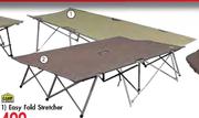 Camp Master Easy Fold Stretcher(183x74.5x76cm)-Each