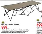One Step Foldable Stretcher(200x46x72cm)-Each