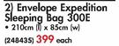 Camp Master Envelope Expedition Sleeping Bag(210x85cm)-33E Each