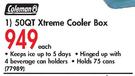 Coleman 50QT Xtreme Cooler Box-Each