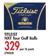 Titleist NXT Tour Golf Balls-Per 12 Pack