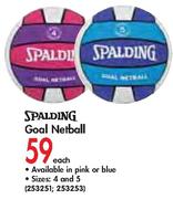 Spalding Goal Netball-Each