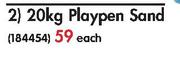 20Kg Playpen Sand-Each