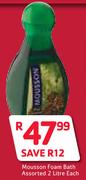 Mousson Foam Bath Assorted-2Ltr Each