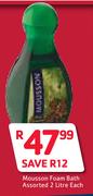 Mousson Foam Bath-2Ltr Each