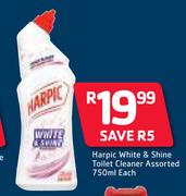 Harpic White & Shine Toilet Cleaner Assorted-750ml