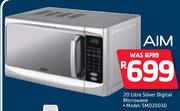 Aim 20Ltr Silver Digital Microwave Oven SMO2003D
