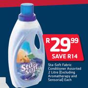 Sta Soft Fabric Conditioner 2Ltr Assorted (Excluding Aromatherapy & Sensonial)-Each