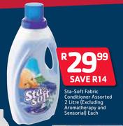 Sta-Soft Fabric Conditioner(Excluding Aromatherapy Or Sensonial)-2Ltr Each