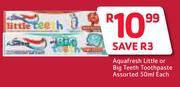 Aquafresh Little Or Big Teeth Toothpaste-50ml Each