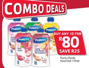 Purity Puree Assorted-10x110ml