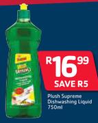 Plush Supreme Dishwashing Liquid-750ml