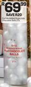 PnP No Added Sugar Milk Chocolate Balls 21s