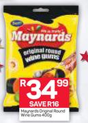 Maynards Original Round Wine Gums-400g
