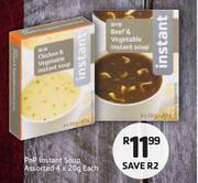 PnP Instant Soup Assorted-4 x 20g Each