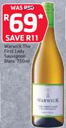 Warwick The First Lady Sauvignon 750ml-Each