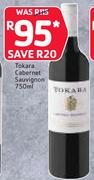 Tokara Cabernet Sauvignon 750ml-Each