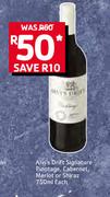 Alvi's Drift Signature Pinotage, Cabernet, Merlot Or Shiraz-750ml Each