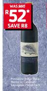 Porcupine Ridge Shiraz, Merlot Or Cabernet Sauvignon-750ml Each