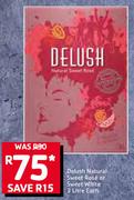 Delush Natural Sweet Rose Or Sweet White-3Ltr Each
