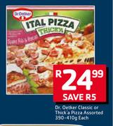 Dr.Otekar Classic Or Thick's Pizza Assorted-390-410g Each